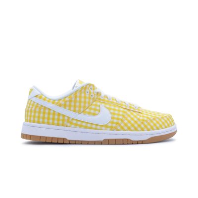 nike wmns dunk low ewt "yellow gingham"