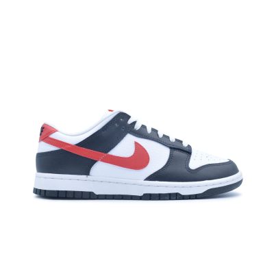 nike dunk low "red swoosh panda"