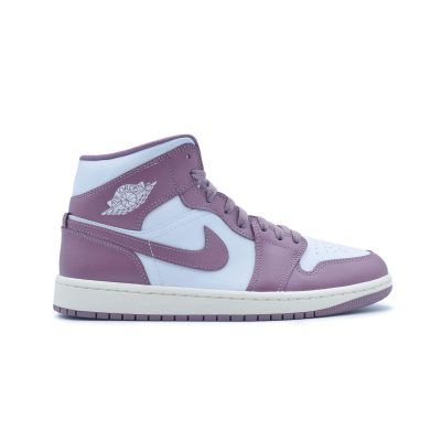 wmns air jordan 1 mid "mauve"