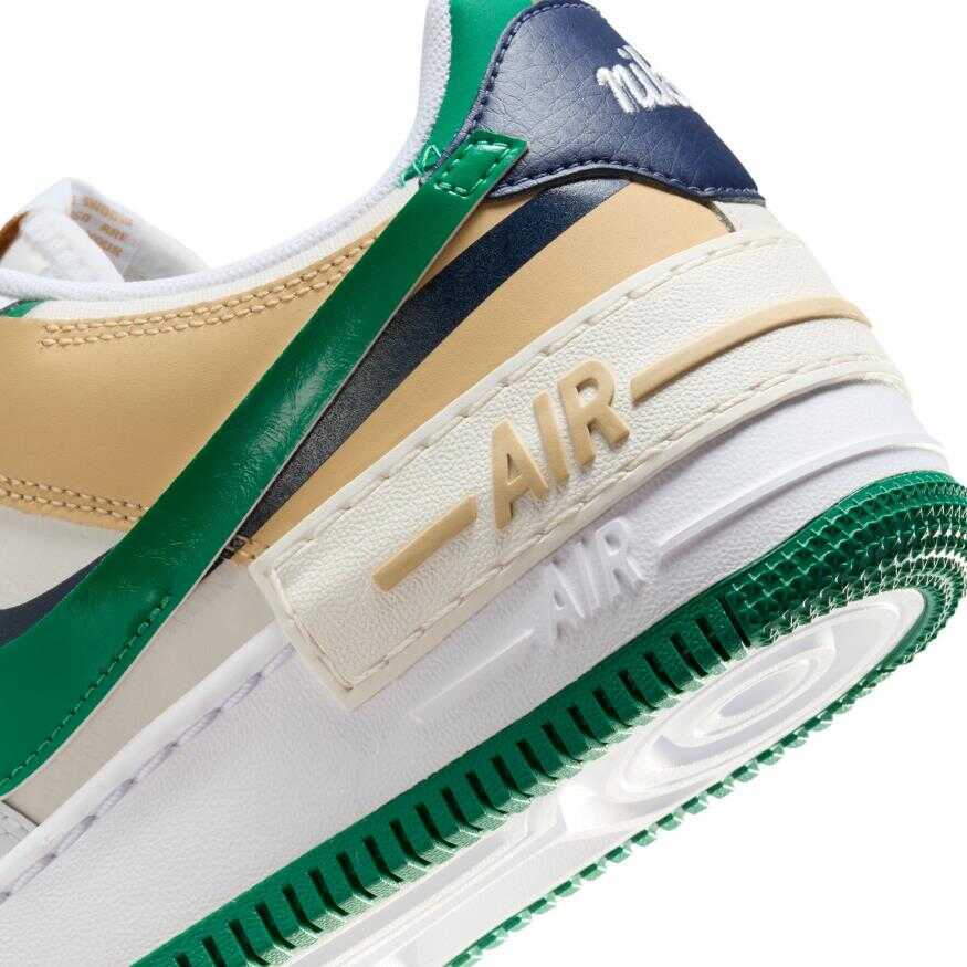 nike wmns air force 1 shadow "white malachite"