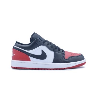 air jordan 1 low "bred toe 2.0"