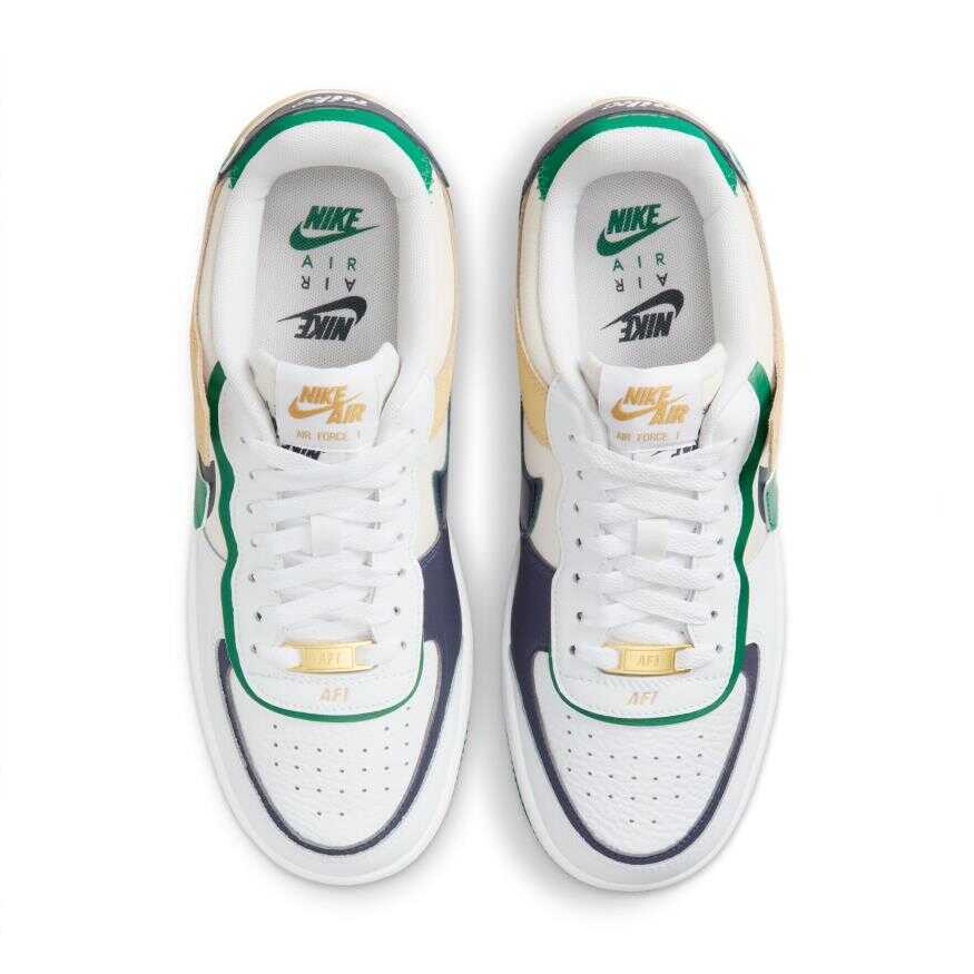 nike wmns air force 1 shadow "white malachite"