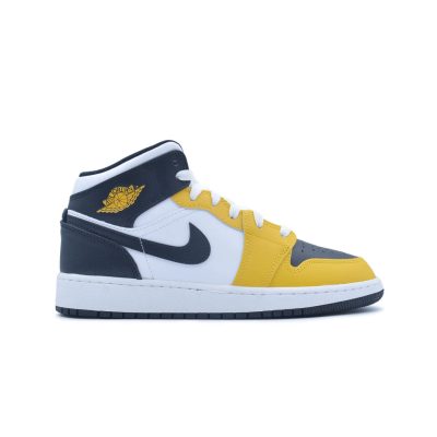 air jordan 1 mid gs "yellow ochre"