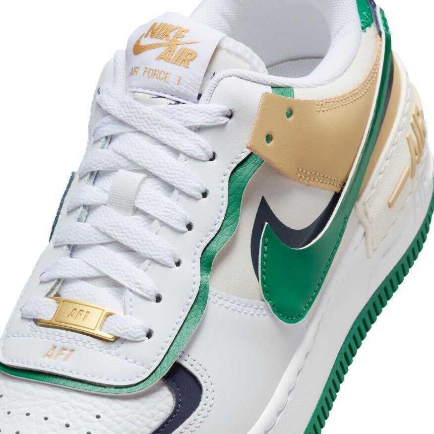 nike wmns air force 1 shadow "white malachite"